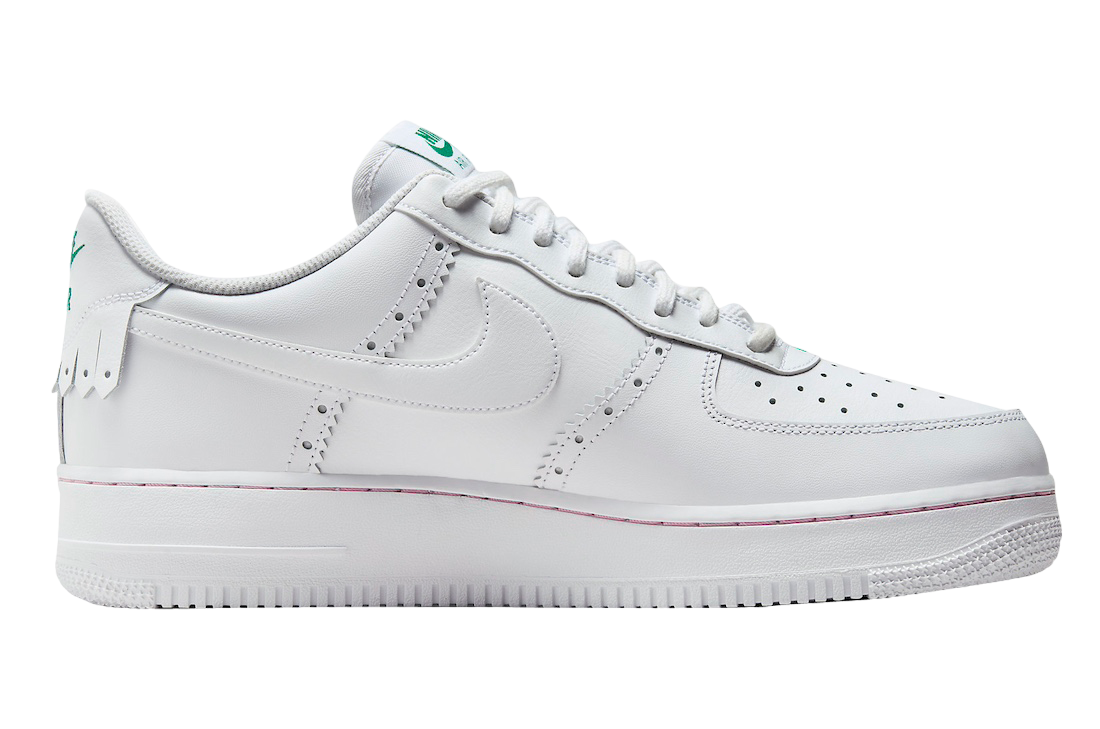 Nike Air Force 1 Low Brogue White - Image 3