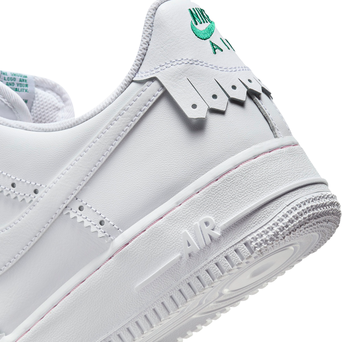 Nike Air Force 1 Low Brogue White - Image 8