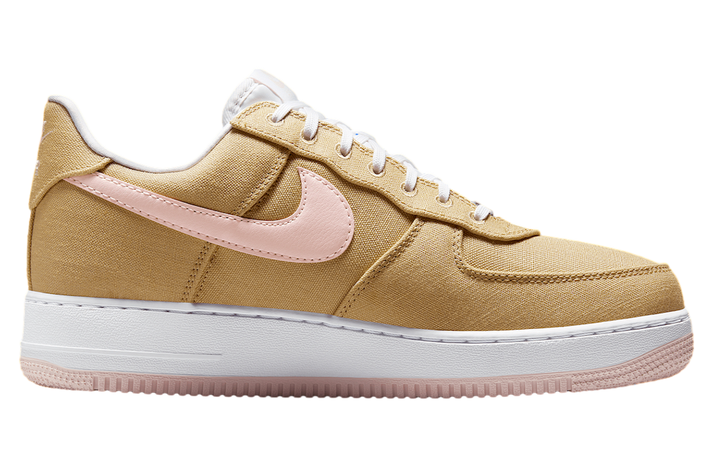 Nike Air Force 1 Low Canvas Linen / White - Image 3