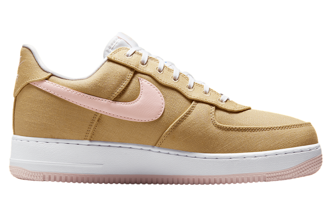 Nike Air Force 1 Low Canvas Linen / White - Image 3