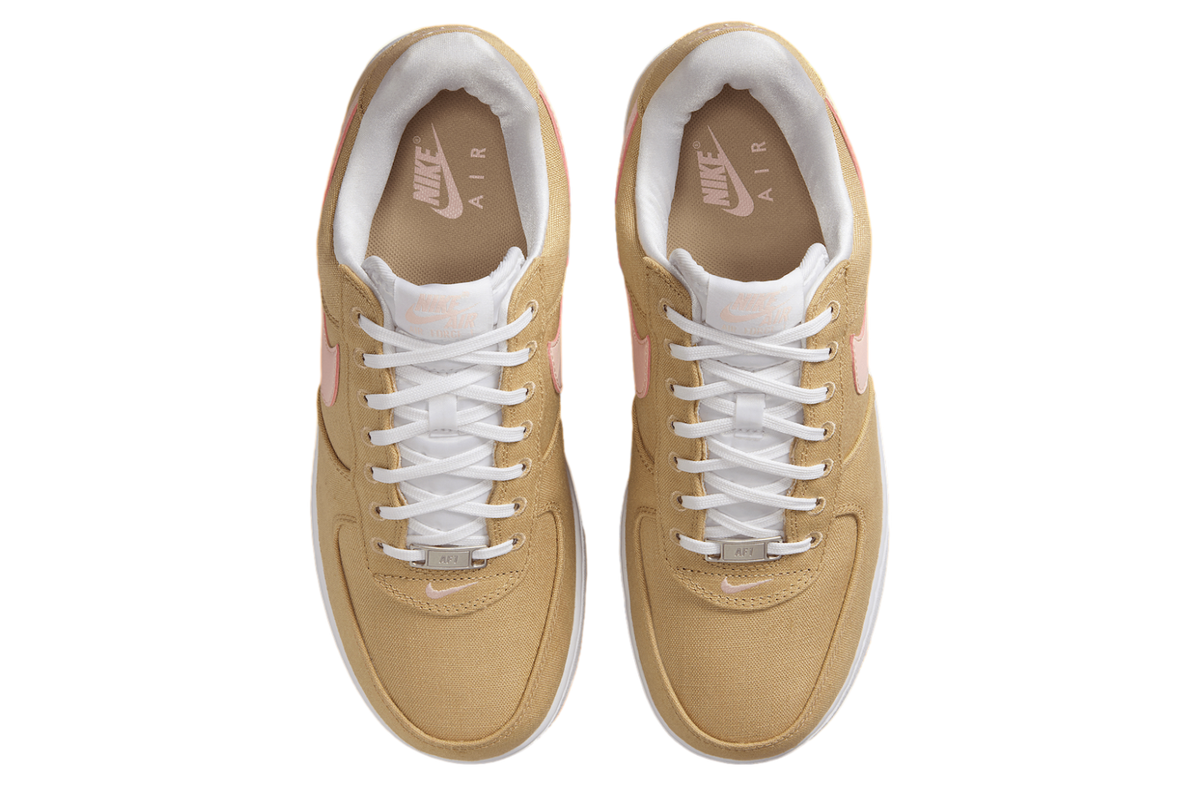 Nike Air Force 1 Low Canvas Linen / White - Image 4