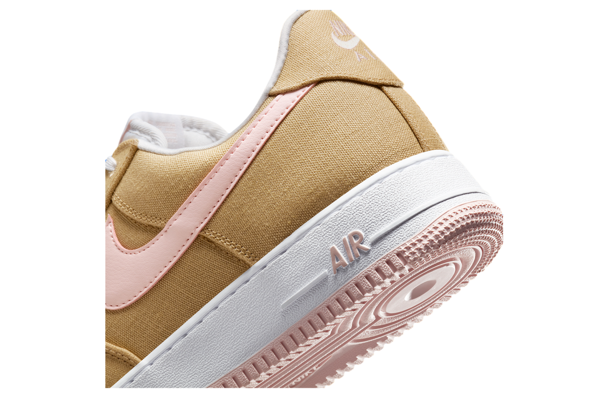 Nike Air Force 1 Low Canvas Linen / White - Image 8