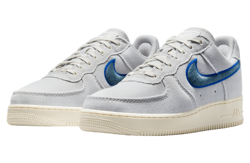 Nike Air Force 1 Low Canvas Photon Dust / Smokey Blue - Image 5