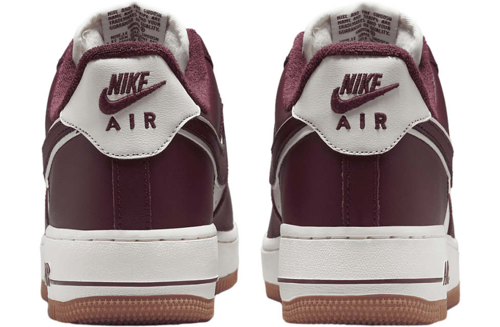 Nike Air Force 1 Low College Pack Maroon - Image 6
