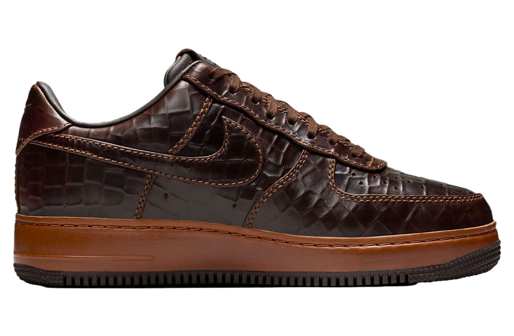 Nike Air Force 1 Low Croc Skin / Fauna Brown - Image 3