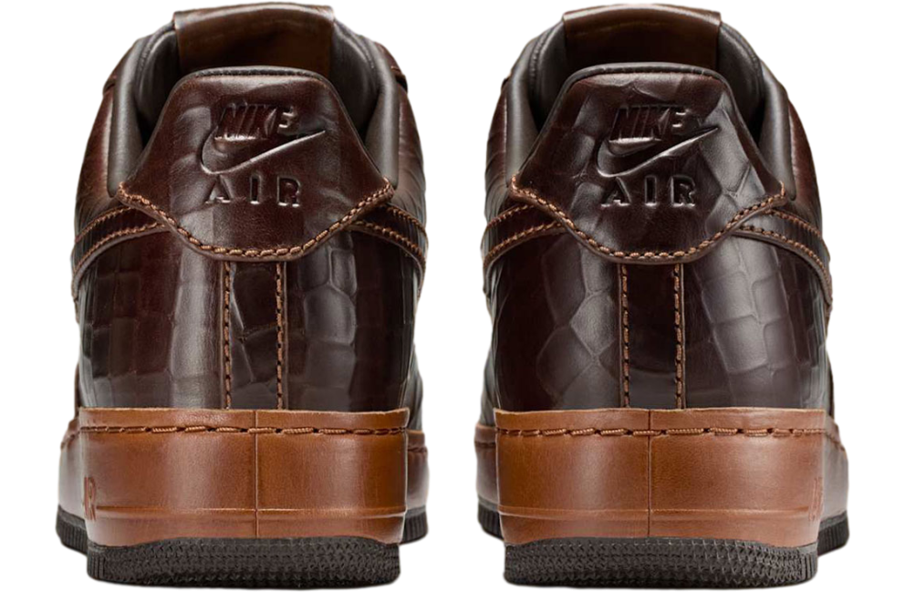Nike Air Force 1 Low Croc Skin / Fauna Brown - Image 5