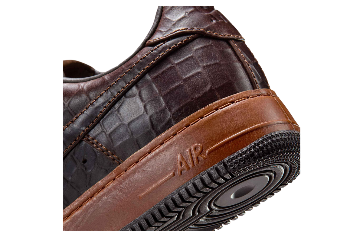 Nike Air Force 1 Low Croc Skin / Fauna Brown - Image 7
