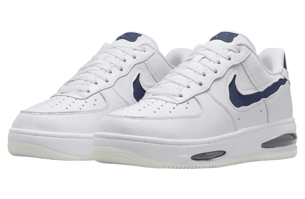 Nike Air Force 1 Low Evo Summit White / Midnight Navy - Image 5