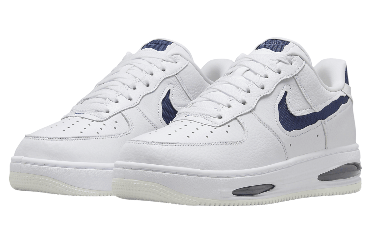 Nike Air Force 1 Low Evo Summit White / Midnight Navy - Image 5
