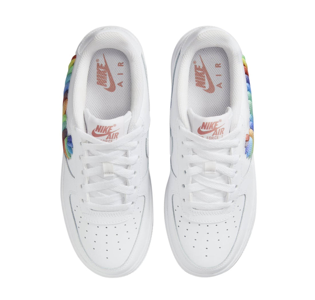 Nike Air Force 1 Low GS Rainbow Swoosh - Image 4