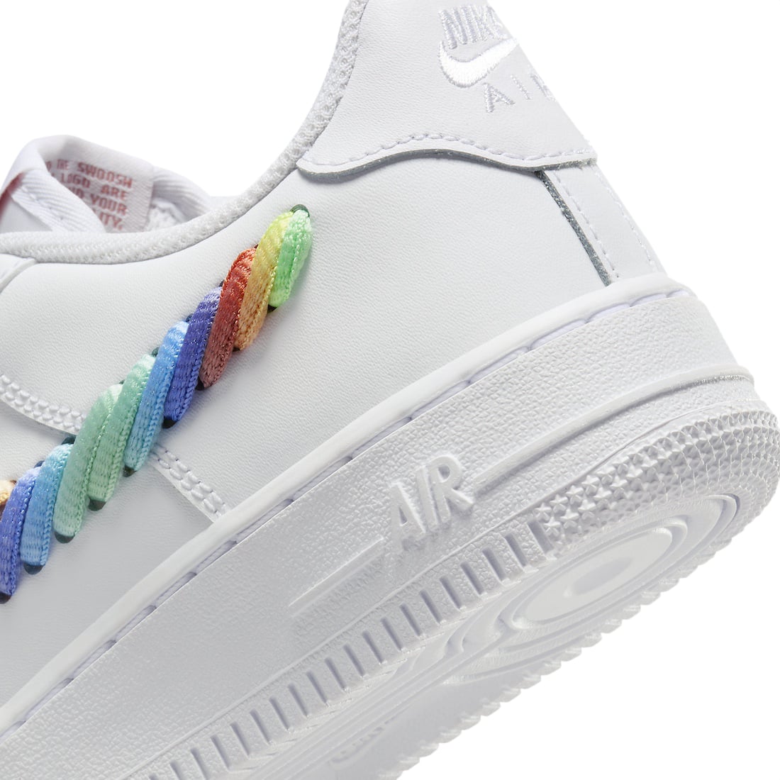 Nike Air Force 1 Low GS Rainbow Swoosh - Image 8