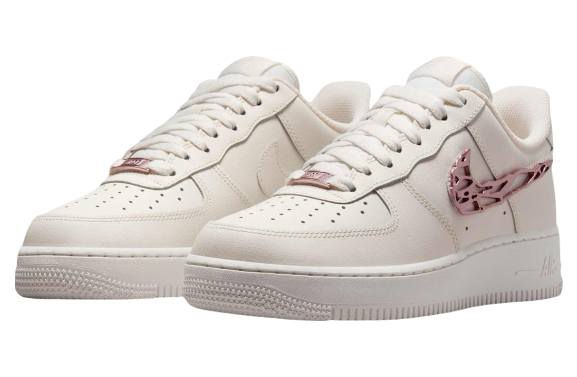 Nike Air Force 1 Low Molten Swoosh WMNS White / Pink - Image 2