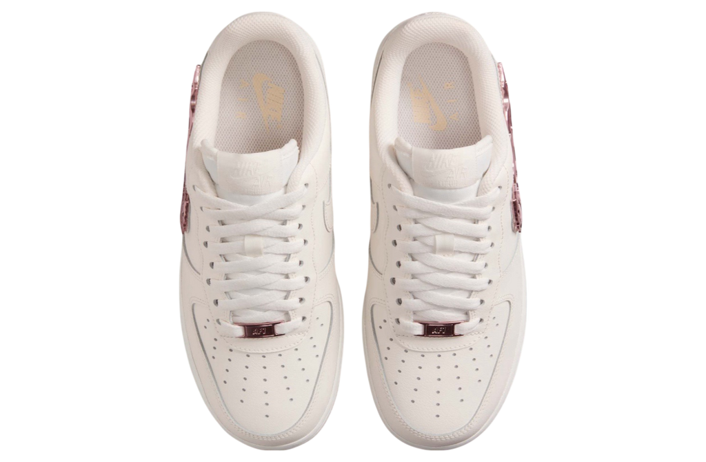 Nike Air Force 1 Low Molten Swoosh WMNS White / Pink - Image 4