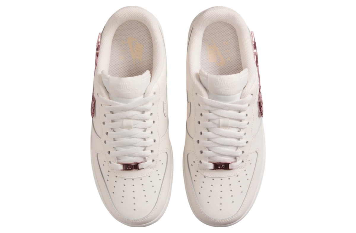 Nike Air Force 1 Low Molten Swoosh WMNS White / Pink - Image 4
