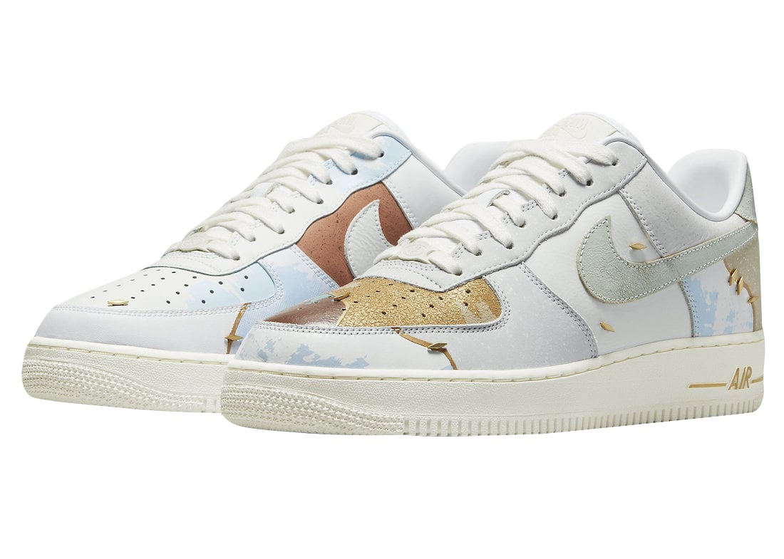 Nike Air Force 1 Low Patchwork Peak White - Image 2