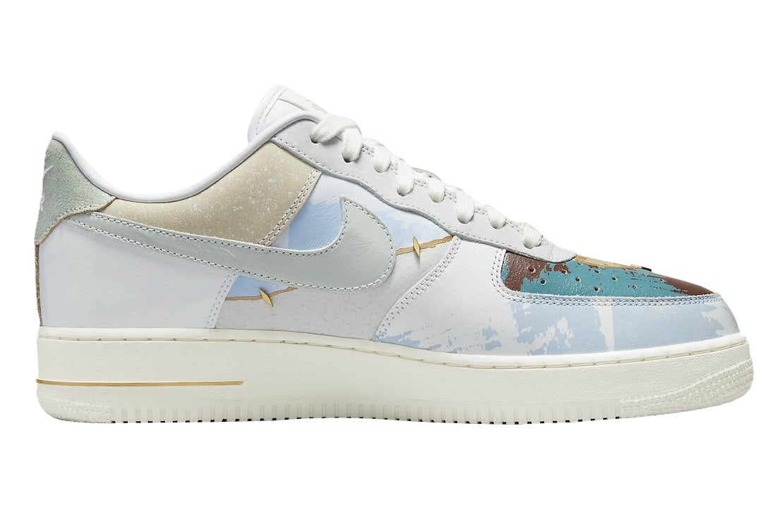Nike Air Force 1 Low Patchwork Peak White - Image 3