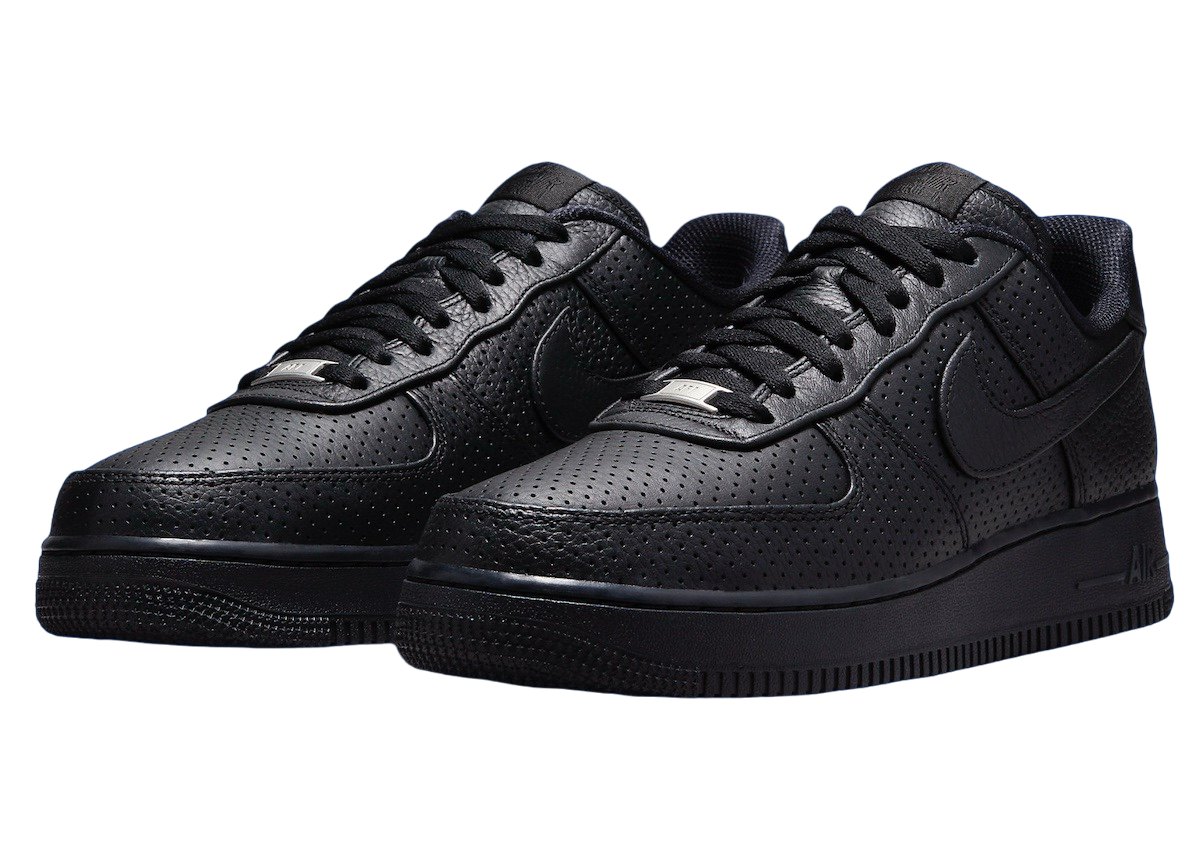 Nike Air Force 1 Low Perforated Black - Image 2