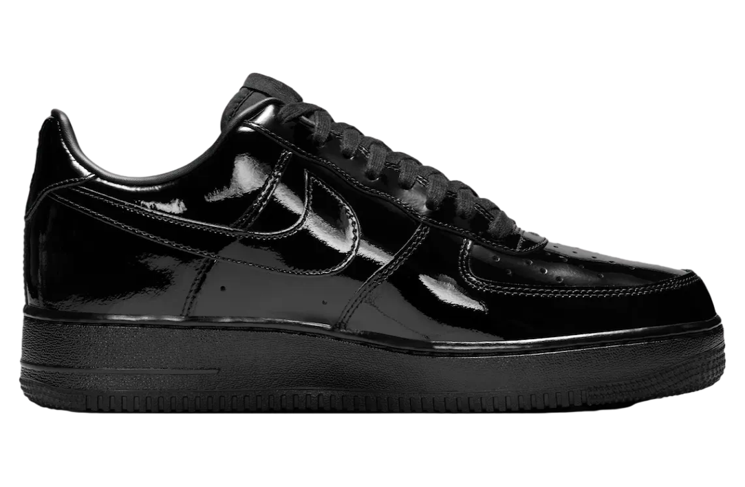 Nike Air Force 1 Low Premium Black Patent - Image 3