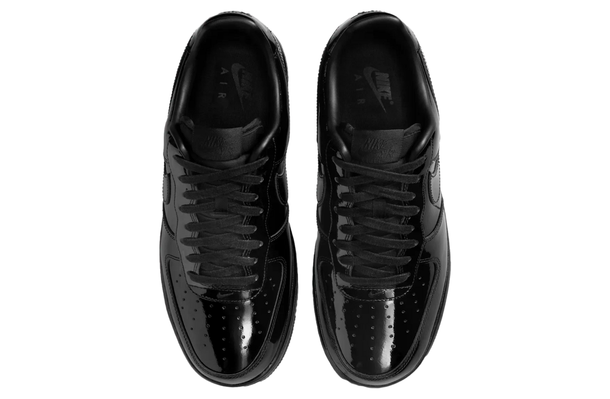 Nike Air Force 1 Low Premium Black Patent - Image 4