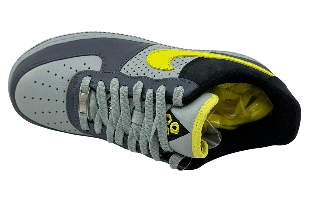 Nike Air Force 1 Low Premium Wildwood Flint Grey / Sonic Yellow - Image 4