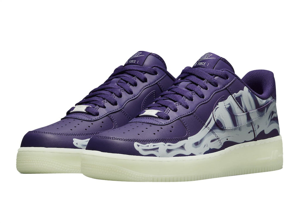 Nike Air Force 1 Low Purple Skeleton - Image 2