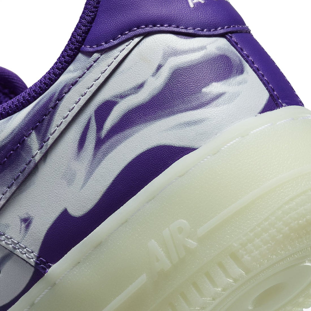Nike Air Force 1 Low Purple Skeleton - Image 9