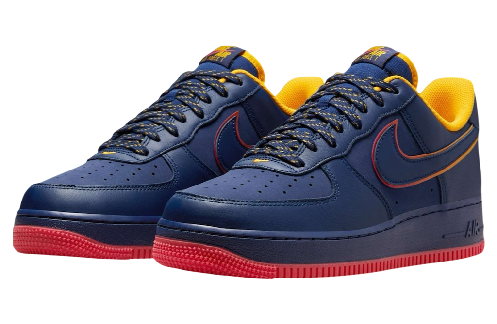 Nike Air Force 1 Low Retro Pack Navy / Gold - Image 2