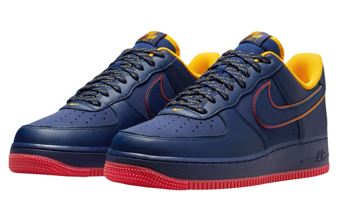 Nike Air Force 1 Low Retro Pack Navy / Gold - Image 2