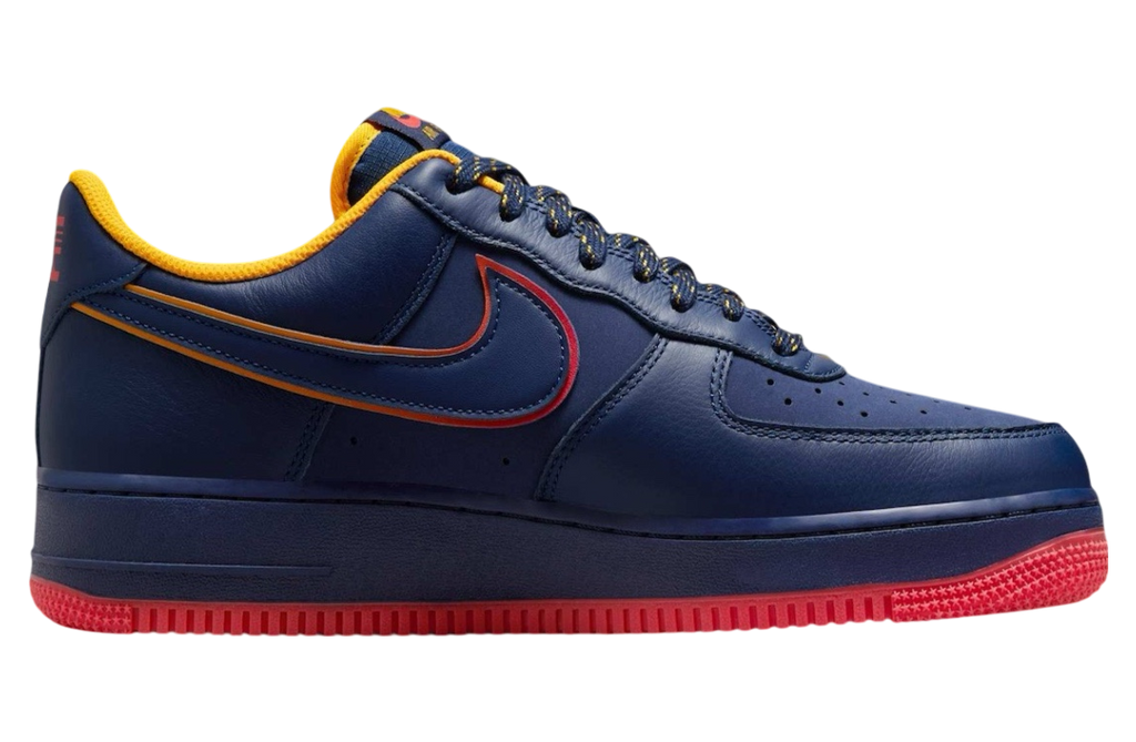 Nike Air Force 1 Low Retro Pack Navy / Gold - Image 3