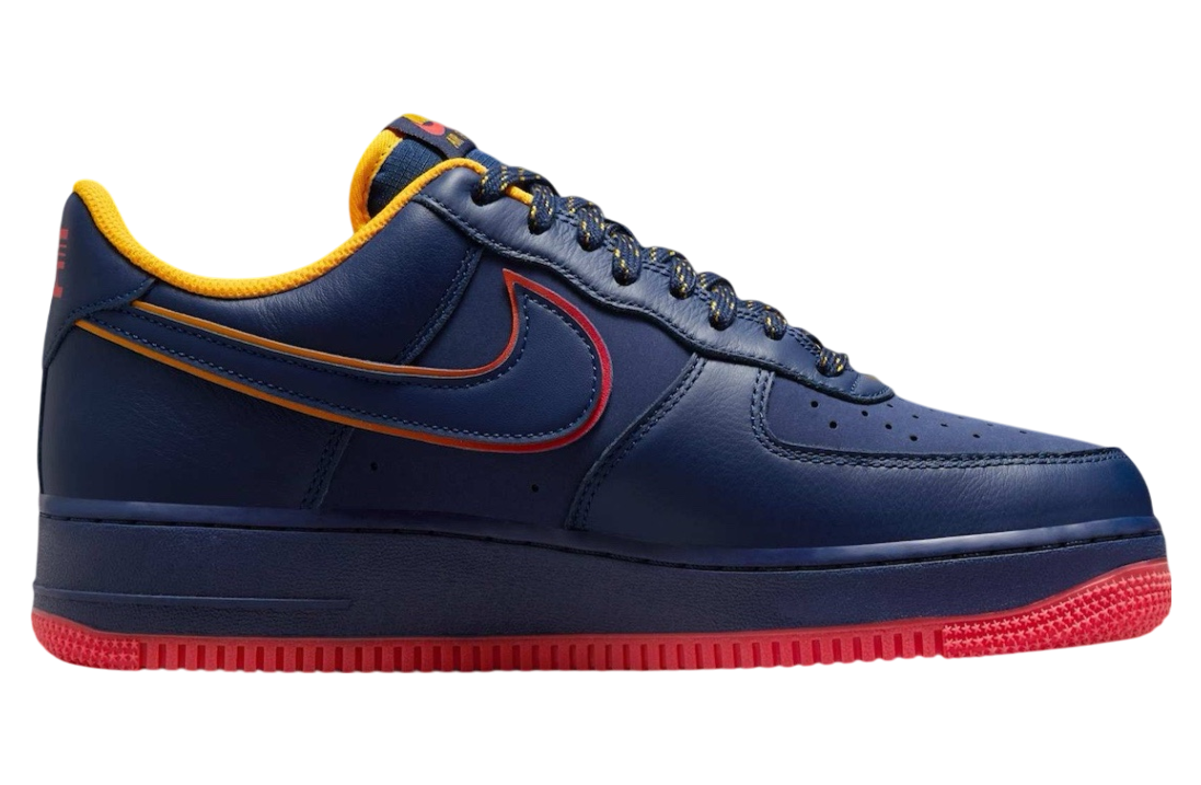 Nike Air Force 1 Low Retro Pack Navy / Gold - Image 3