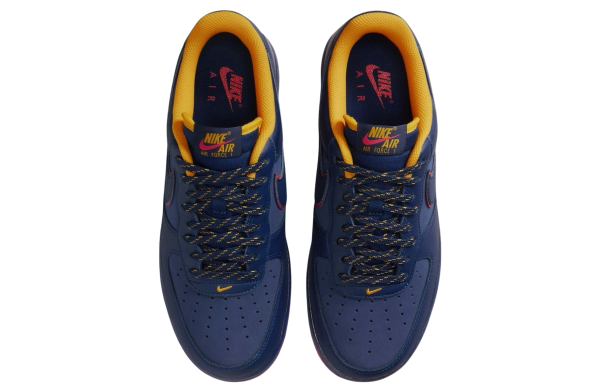 Nike Air Force 1 Low Retro Pack Navy / Gold - Image 4