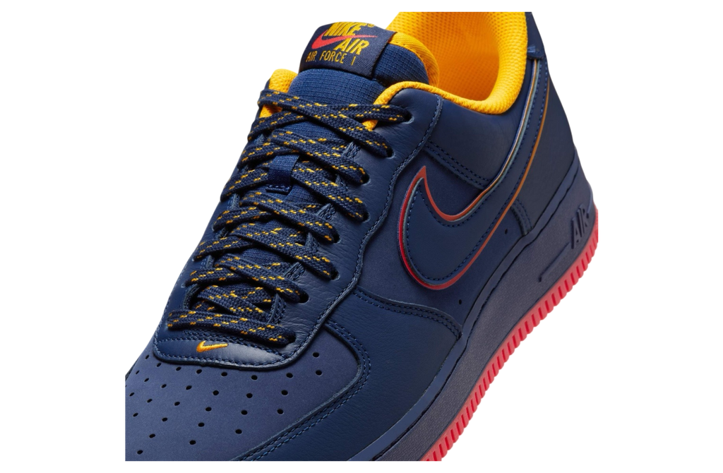 Nike Air Force 1 Low Retro Pack Navy / Gold - Image 7