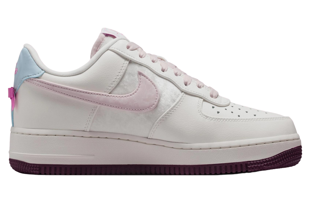 Nike Air Force 1 Low Sail / Light Armory Blue / Silt Red - Image 5
