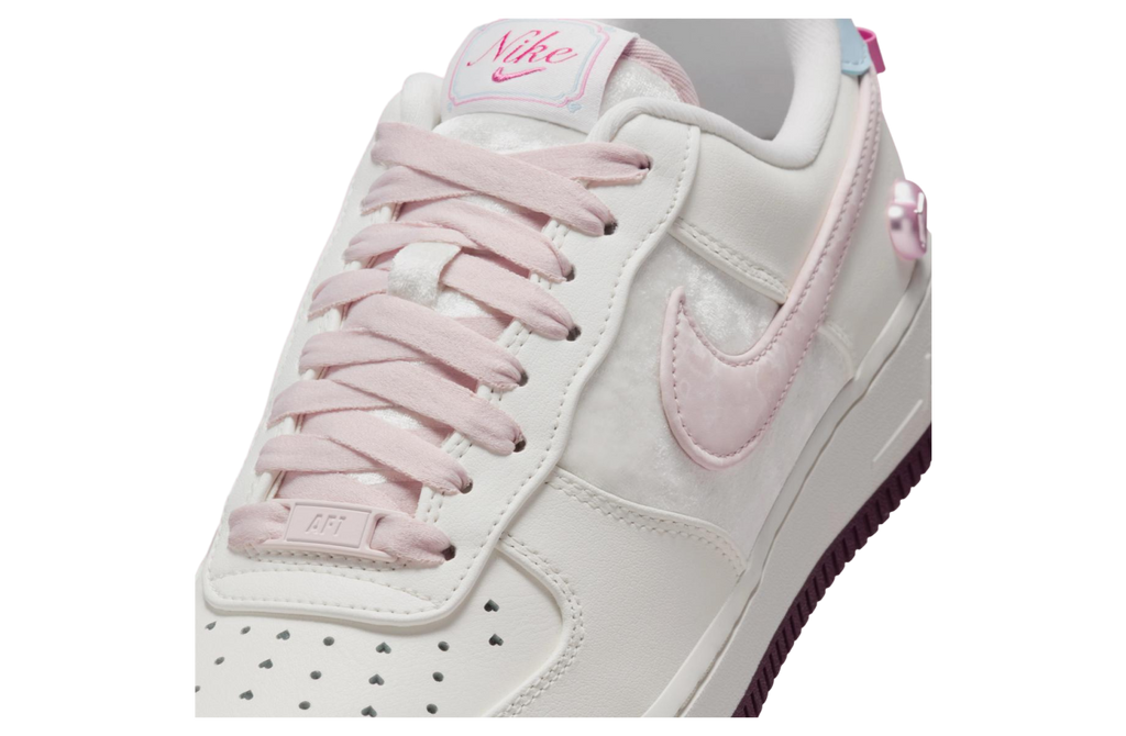 Nike Air Force 1 Low Sail / Light Armory Blue / Silt Red - Image 9