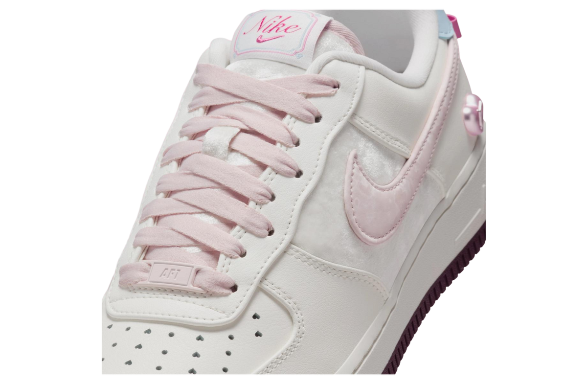 Nike Air Force 1 Low Sail / Light Armory Blue / Silt Red - Image 9