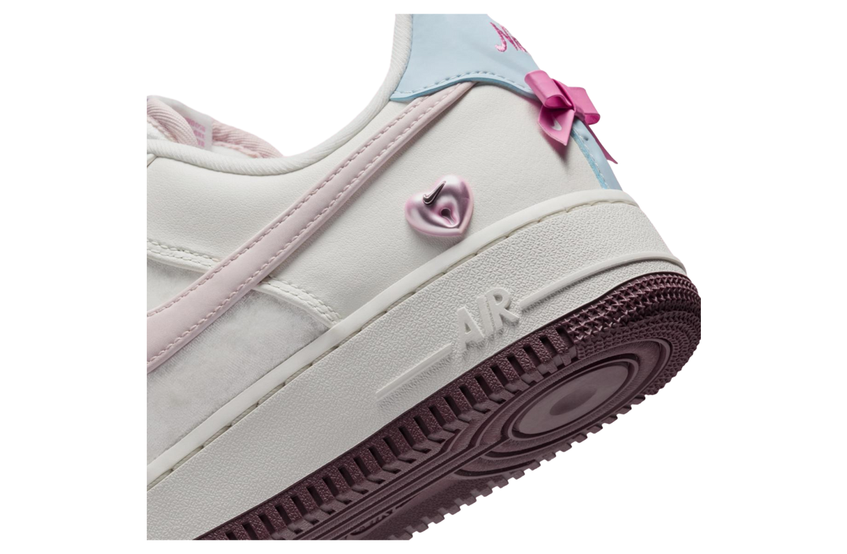 Nike Air Force 1 Low Sail / Light Armory Blue / Silt Red - Image 10