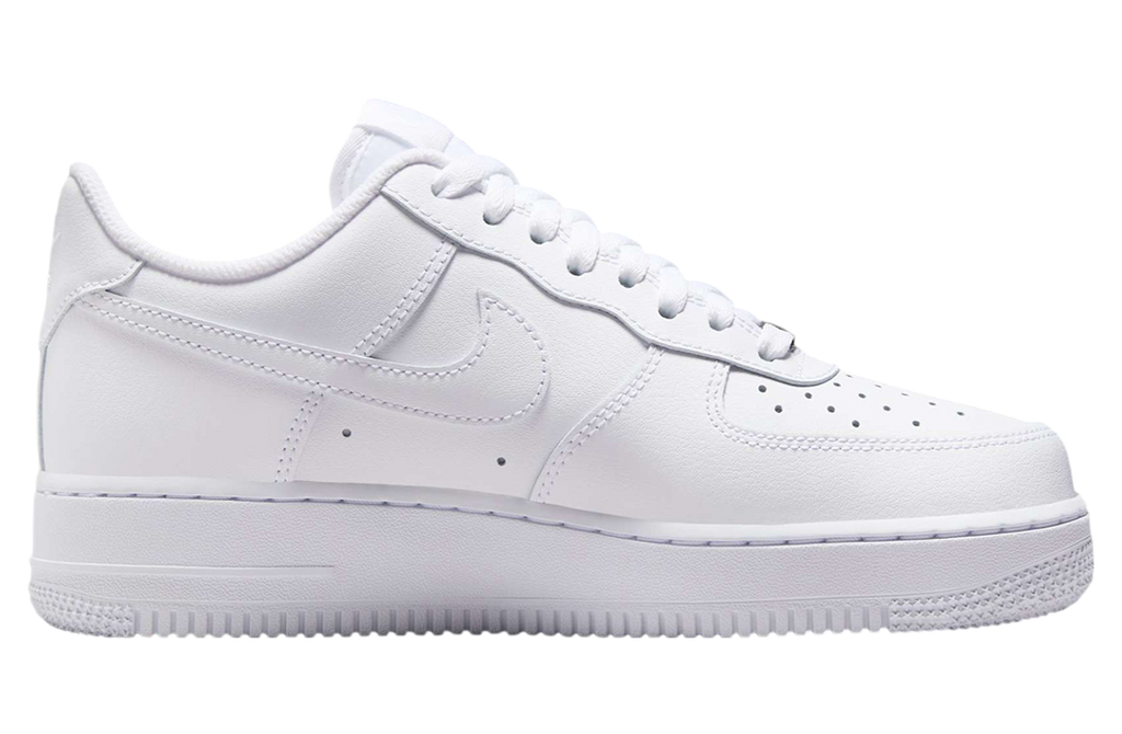 Nike Air Force 1 Low Shredded Metal Swoosh White / Black - Image 3