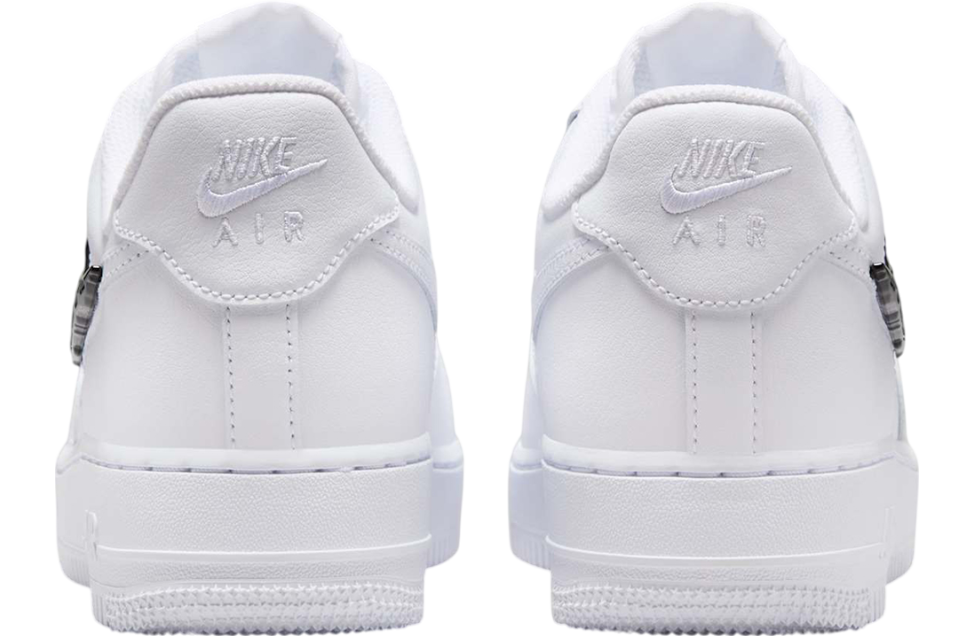 Nike Air Force 1 Low Shredded Metal Swoosh White / Black - Image 5