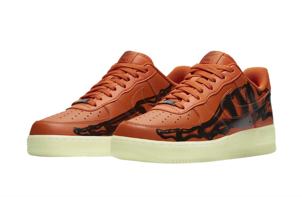 Nike Air Force 1 Low Skeleton Brilliant Orange - Image 2