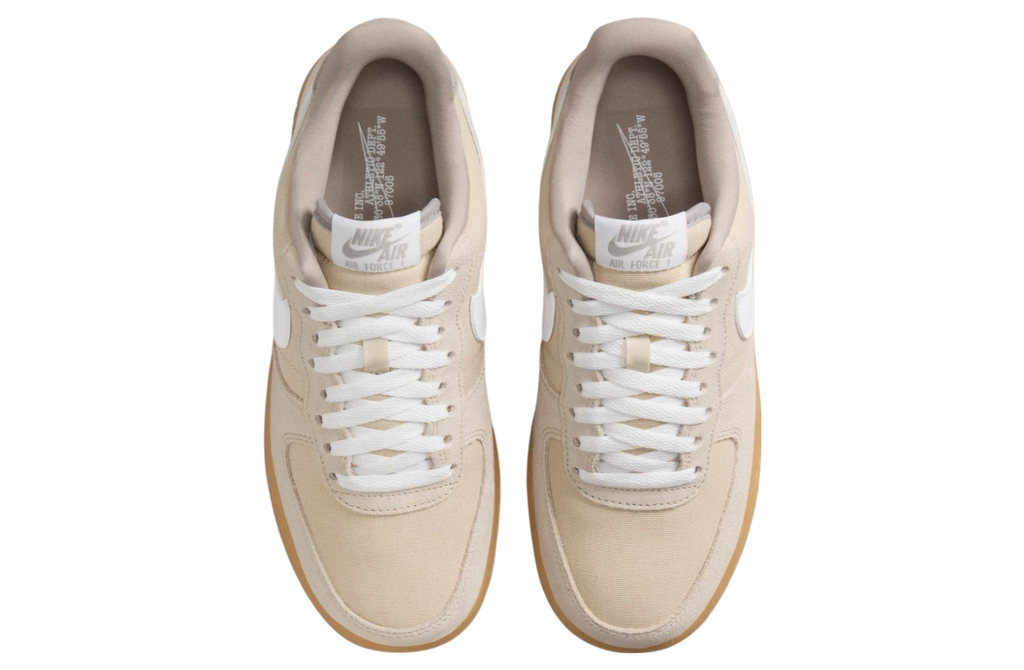 Nike Air Force 1 Low Suede Canvas Khaki - Image 4