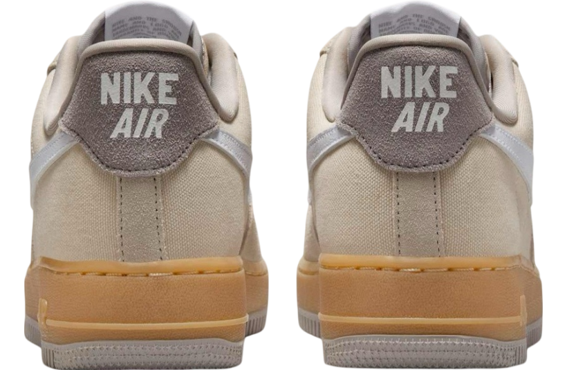 Nike Air Force 1 Low Suede Canvas Khaki - Image 5