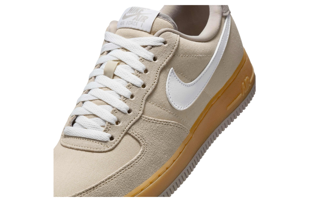 Nike Air Force 1 Low Suede Canvas Khaki - Image 7