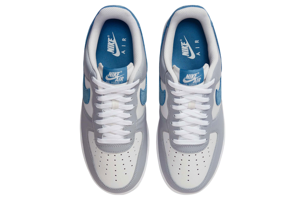 Nike Air Force 1 Low Summit White / Aegean Storm - Image 4