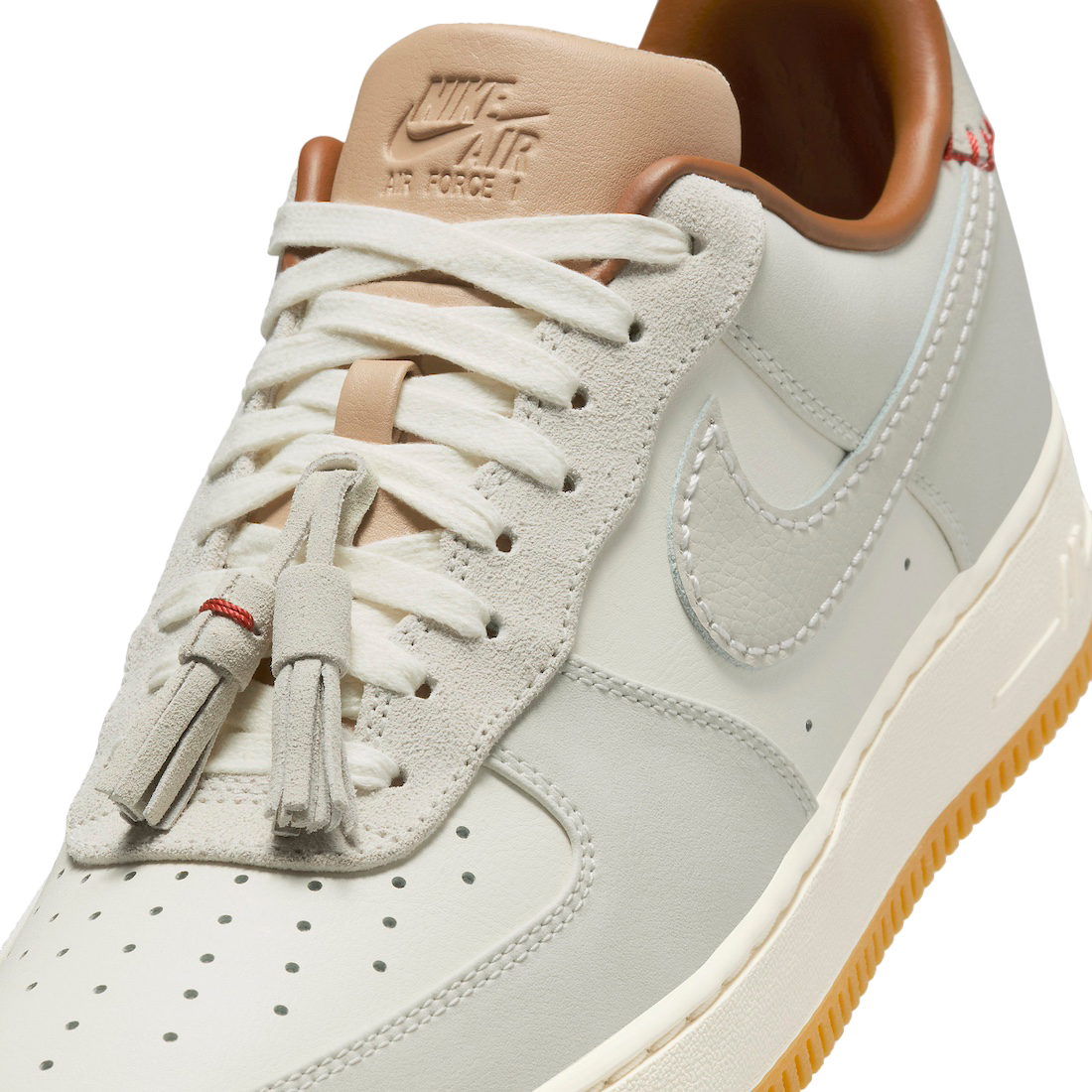 Nike Air Force 1 Low Tassels Light Bone - Image 7