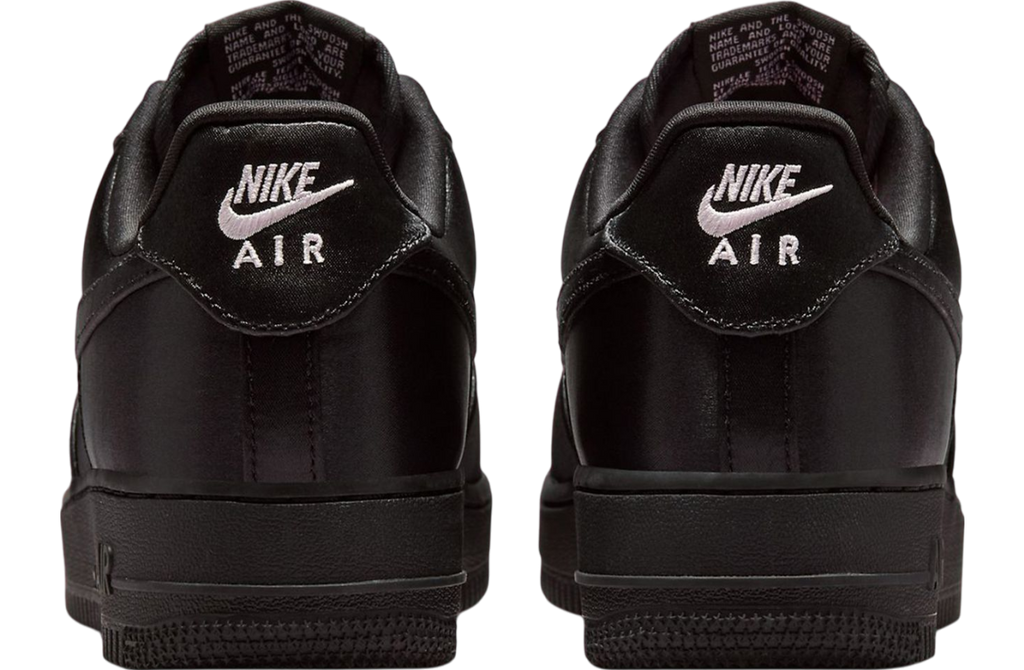Nike Air Force 1 Low Triple Black Satin - Image 5