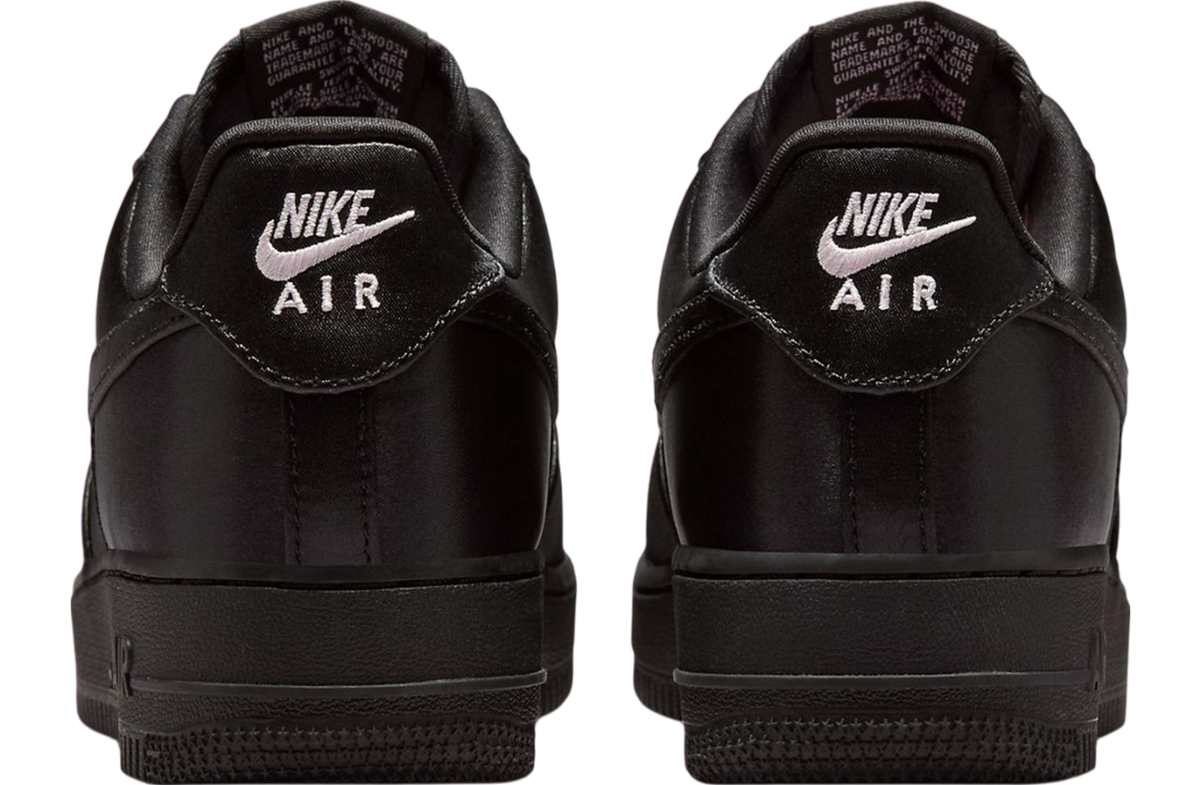 Nike Air Force 1 Low Triple Black Satin - Image 5
