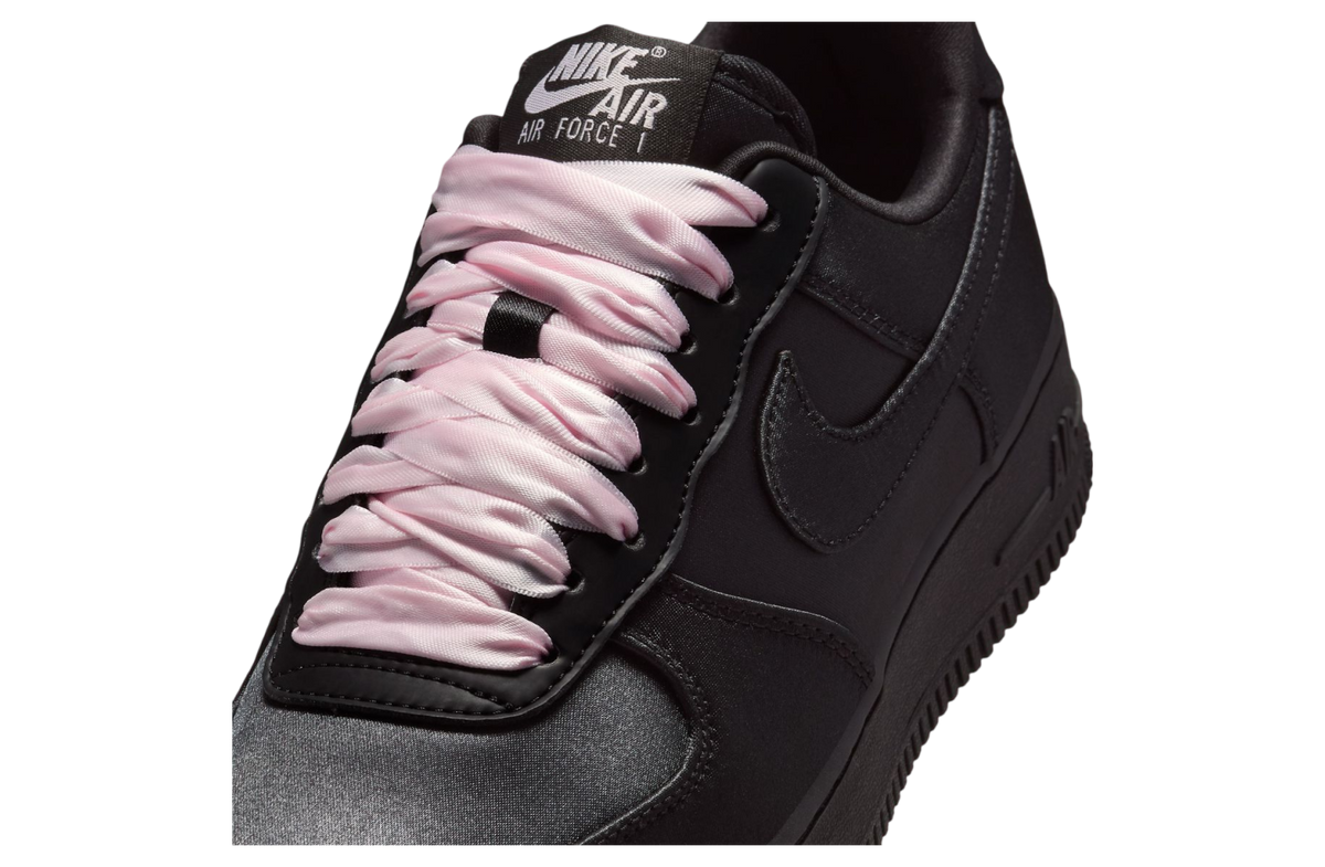 Nike Air Force 1 Low Triple Black Satin - Image 7