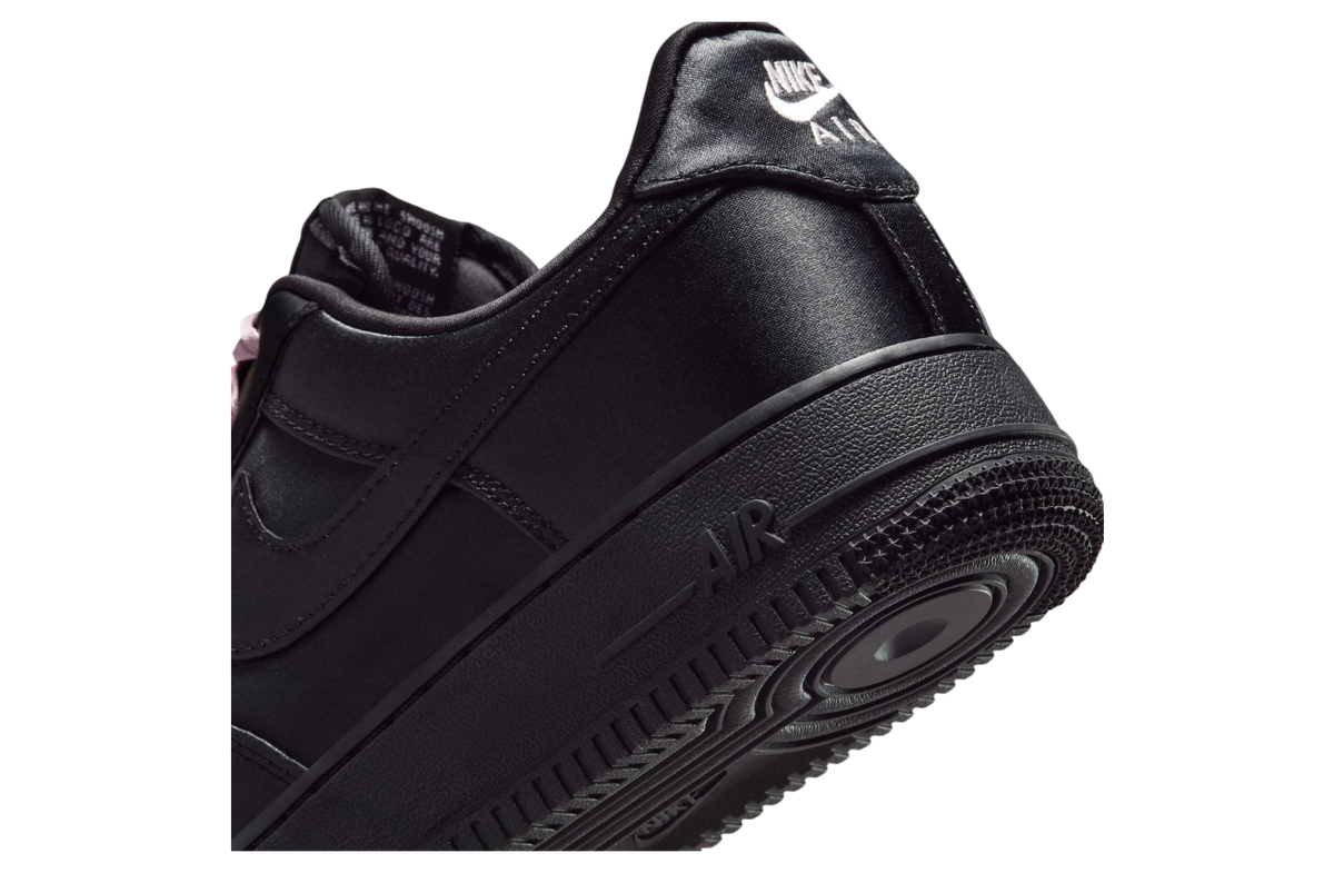 Nike Air Force 1 Low Triple Black Satin - Image 8