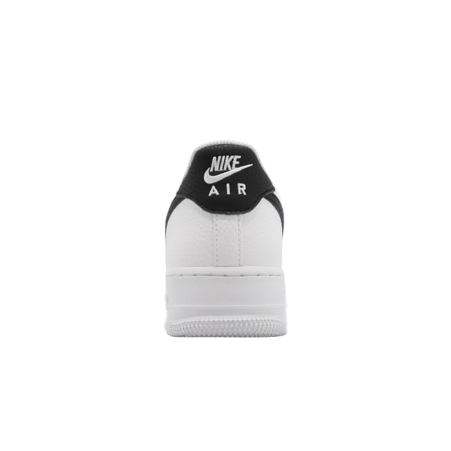 Nike Air Force 1 Low White Black Pebbled Leather - Image 3