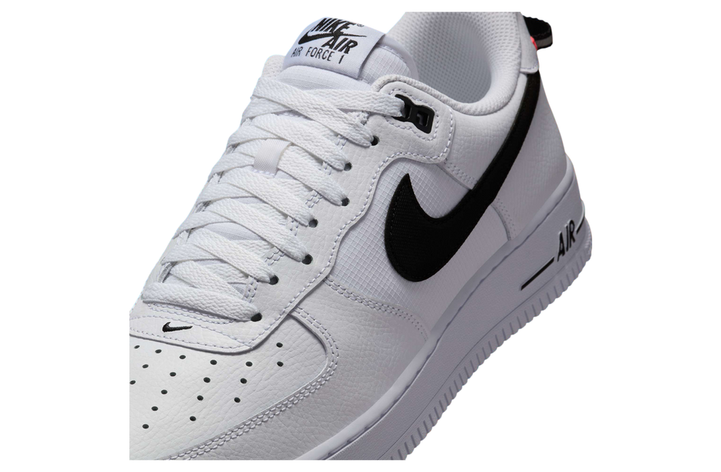 Nike Air Force 1 Low White / Black / Total Orange - Image 8